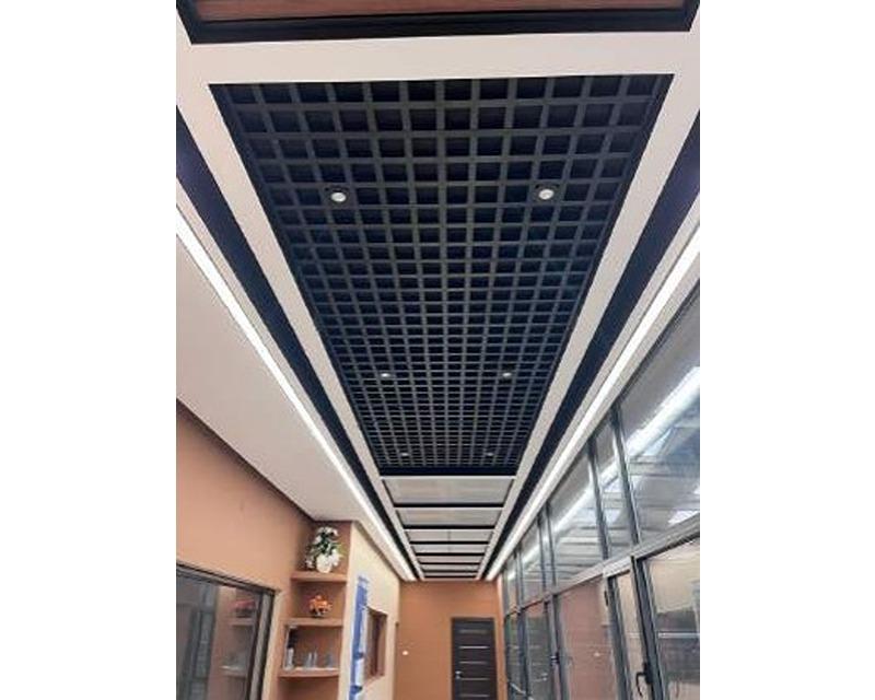 Honeycomb plastic suspended ceiling