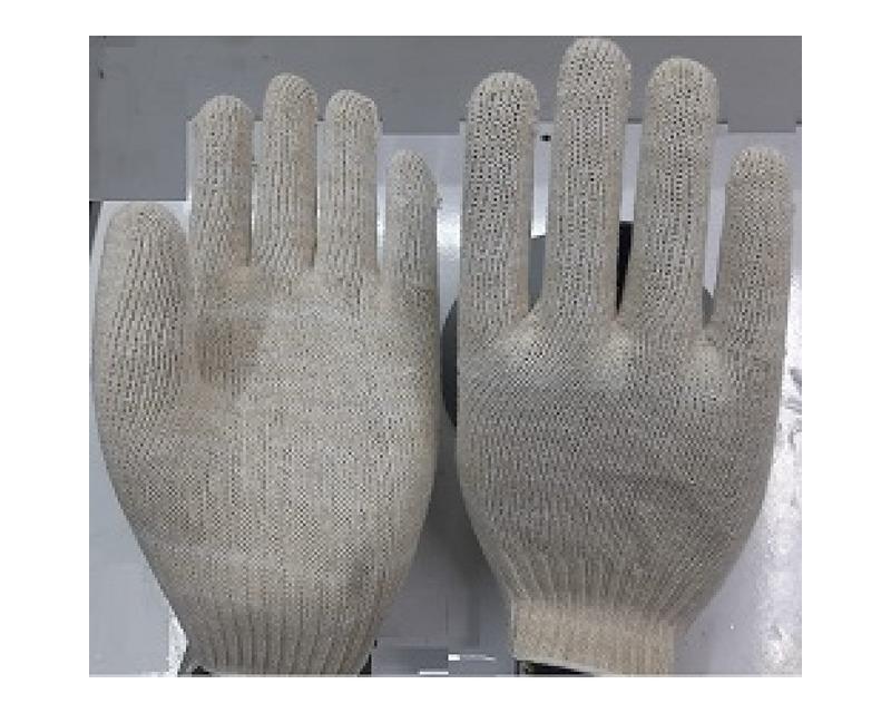 Cotton and polyester knitted glove PML 01L