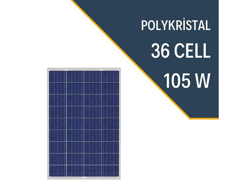 POLYCRYSTALLINE SOLAR PANEL 105 W
