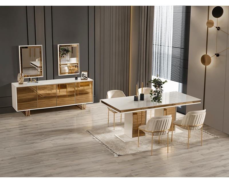 Napoli Gold Dining Room Set