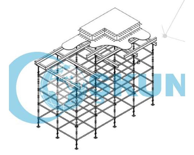 Cup-Lock Scaffolding System
