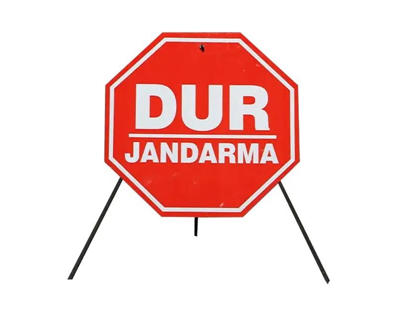 Gendarmerie Stop Sign – Portable Stand