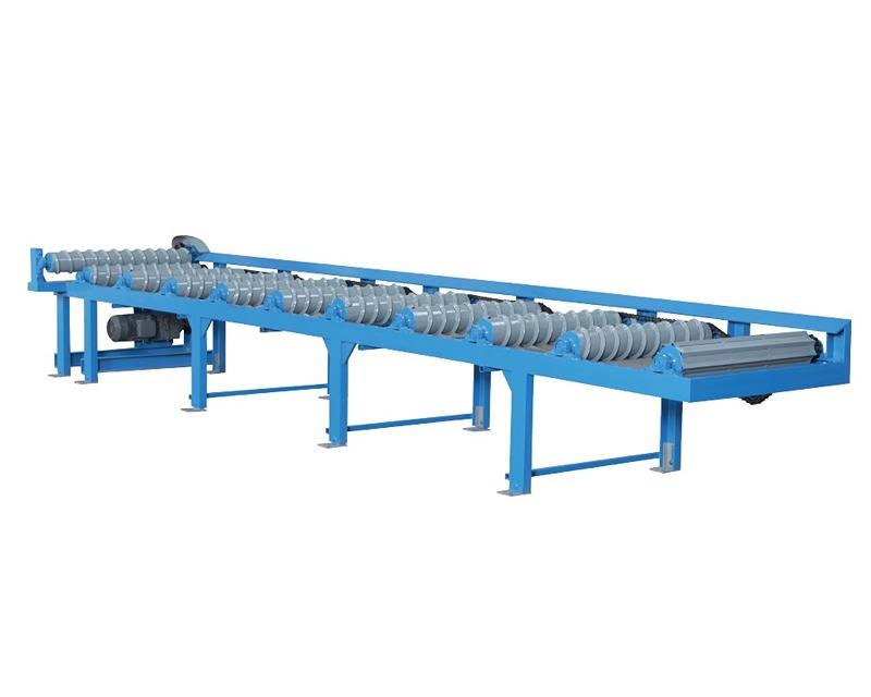 Longitudinal Timber Transfer With Fixed Flag Machine