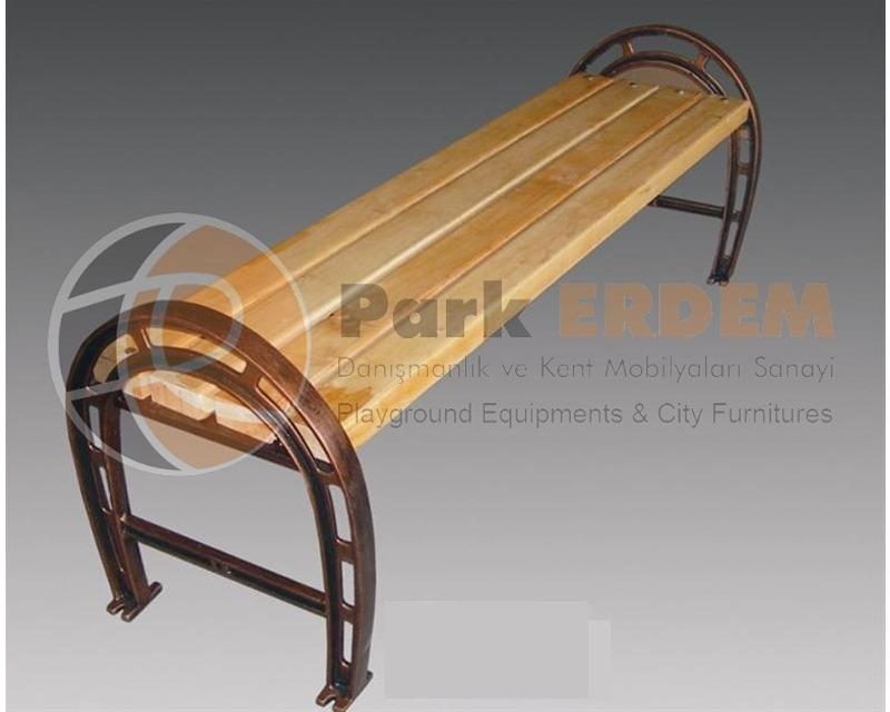 Cast Iron With Hoeshoe Feet, Leaningless Seating Bench
