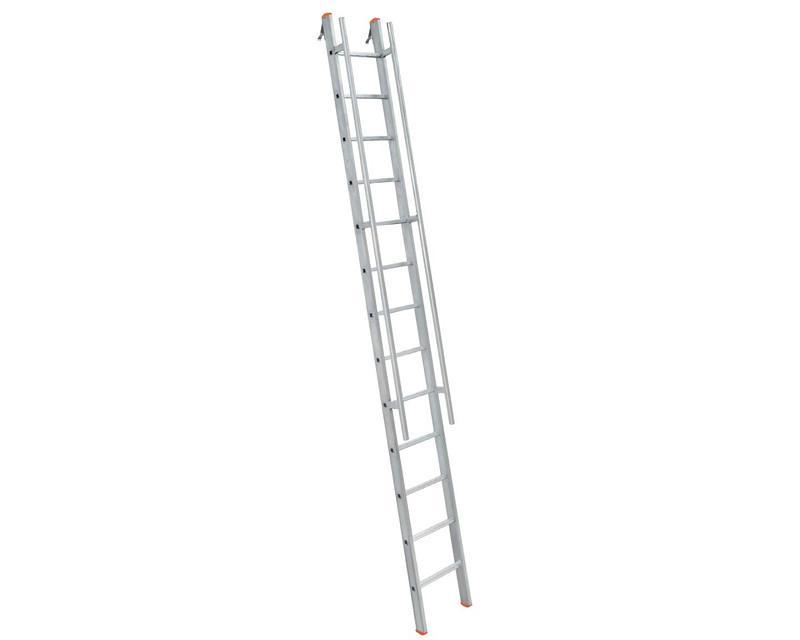 ONE PIECE ALUMINUM LADDER WITH RAILWAYS