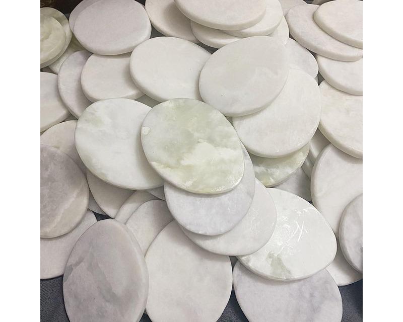 WHITE DISC STONE