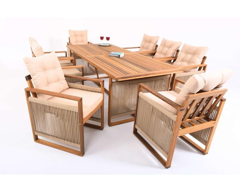 Lorenzo Table Set with 8 Chair