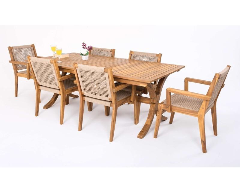 Henrick Table Set with 8 Chair