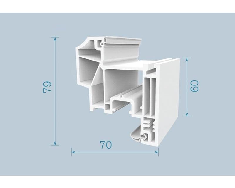DIAMOND OFFSET TYPE SASH PROFILE