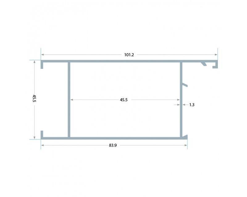 Aluminum Profile - Skirt Profile - KAR - 1011