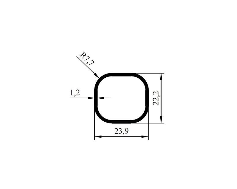 Aluminum Box Profile P-3128