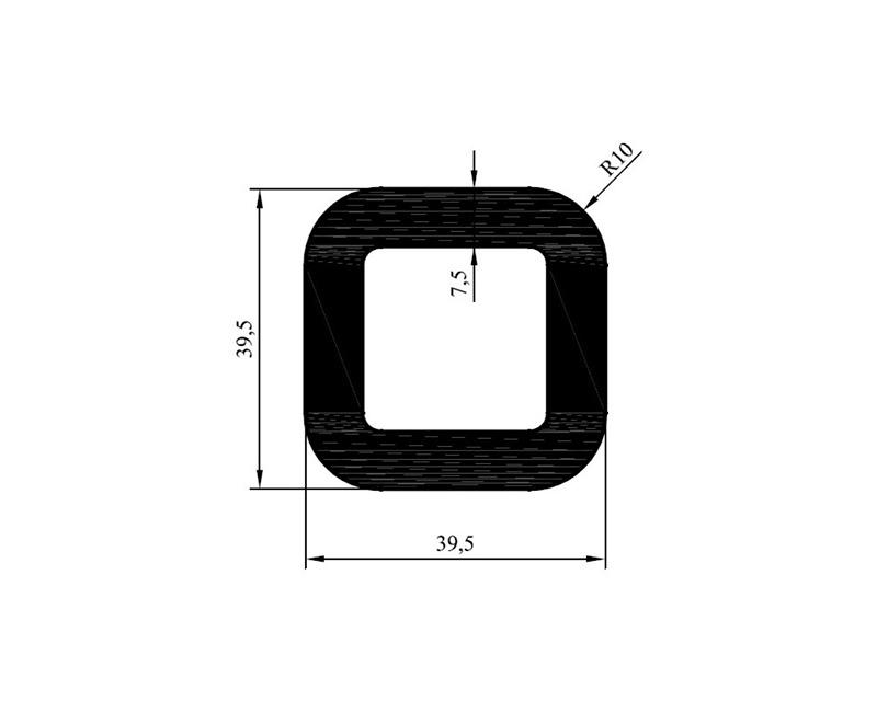 Aluminum Box Profile P-3159
